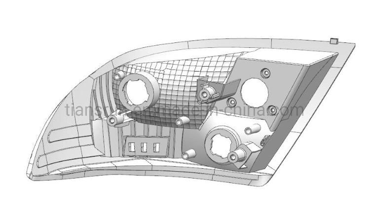 Sedan Head Light Hot Runner Plastic Injection Tooling