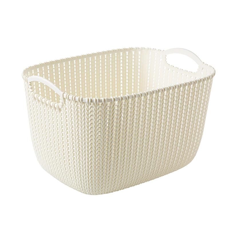 Creative Desk Basket Mold Double-Eared Plastic Storage Basket Mould