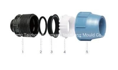 Plastic Pipe Fitting PP Connector Injection Mould