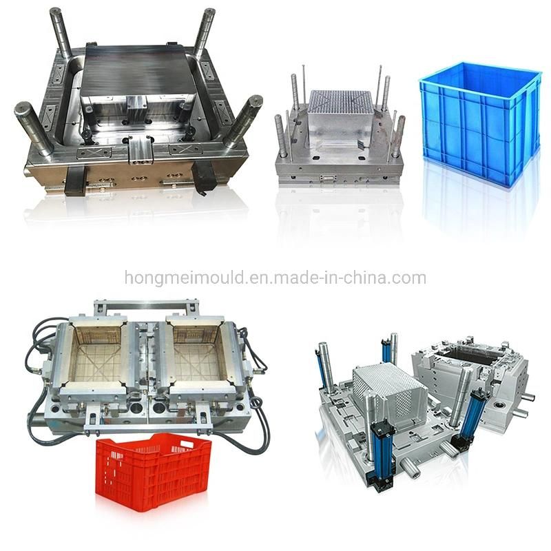 New Design Customized Folding Vegetable Crate Mould Plastic Fish Box Mold Transportation Crate Mould