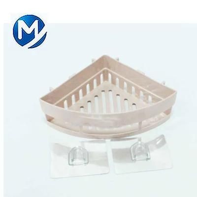 Plastic Injection Mold Manufacturer Bathroom Storage Rack / Commodity Shelf