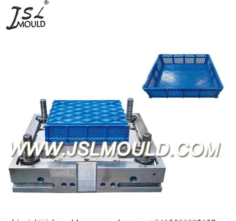 Customized Injection Stacking Plastic Fish Box Crate Mould