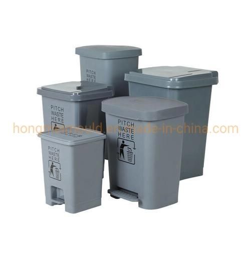 Custom Large Industrial120L 240L Plastic Dustbin Injection Mould, 660L Plastic Dustbin Injection Mould