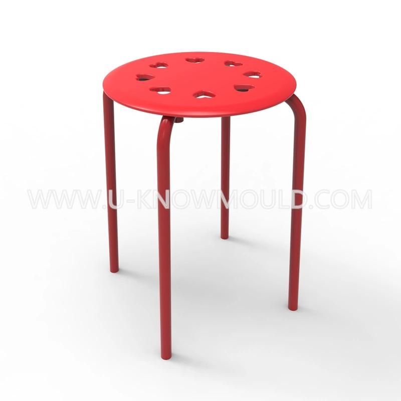 Plastic Round Stool Injection Mould Taizhou Mold Supplier