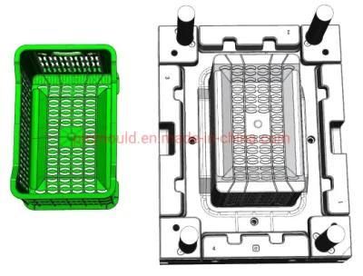Plastic Injection Household Vegetable Fruit Potato Food Container Crate Box Template Mould