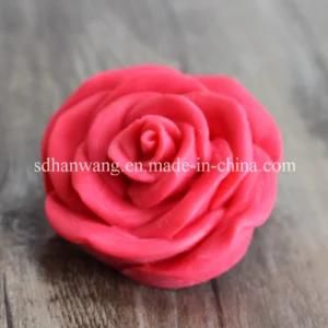 H0190 Single Cavity Cake Decorating Soap Candle Making Food Grade Silicone Mold 3D Flower