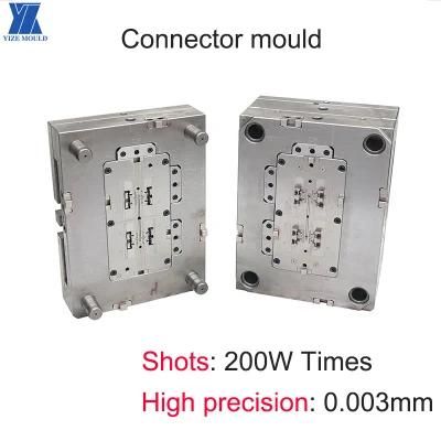 Connector Mould Automobile Electrical Overmolding BNC Crown Connector PBT Injection
