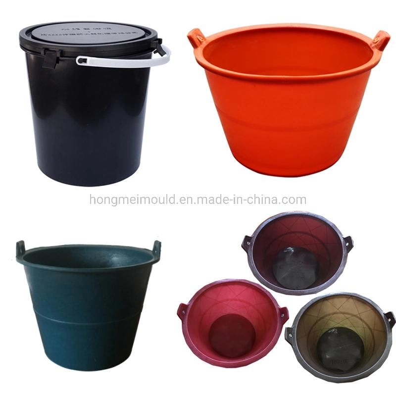 Hot Sale Construction Heavy-Duty Corrosive-Resistant Round Cement Bucket Mould Industry Use Bucket Mould