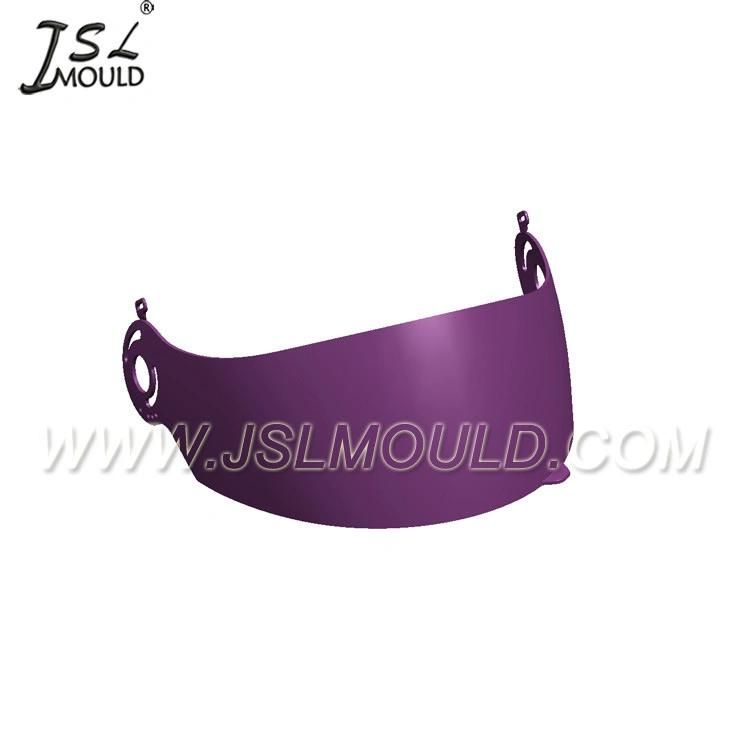 Injection Plastic Mirror Polish Helmet Face Shield Visor Mould
