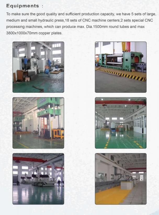 Copper Mould Tube for Steel Plant