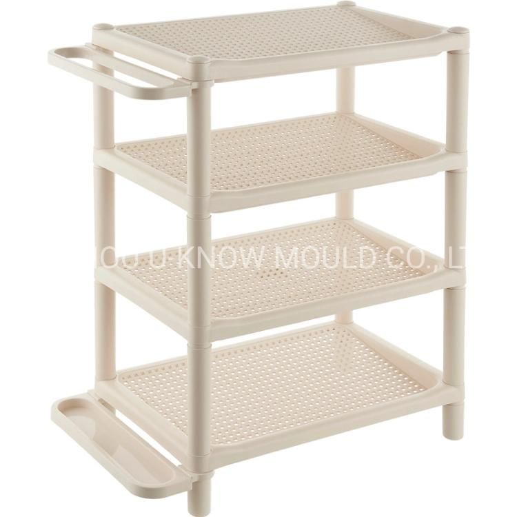 Plastic Injection Mold Kitchen Bathroom Storage Shelf Rack Mould