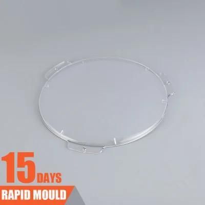 Round Clearly LED Lampshape PC Lamp Cover Shell Plastic Injection Molding Housing Mould