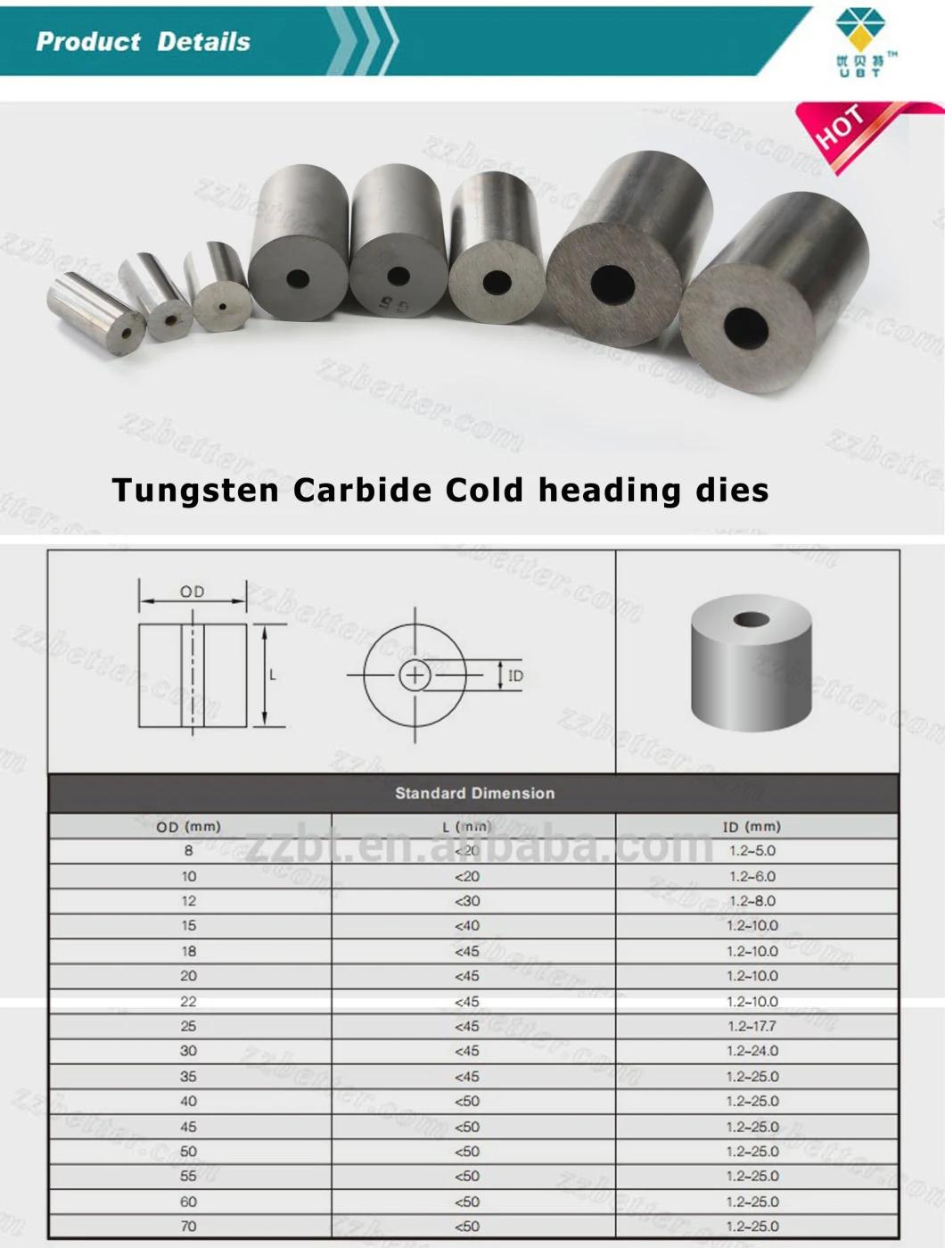 Cemented Carbide Heading Dies for High Temperature Working Condition
