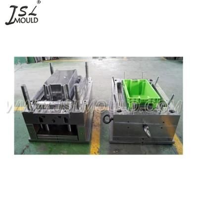 Injection Mold for Plastic Stack and Nest Bin