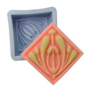 R0361 Square Silicon Soap Mold Silicone Chocolate Mould Handmade DIY