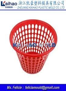 Round Shape Plastic Laundry Basket Mould with Lid Mold