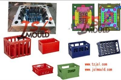 Customized Injection Plastic Crate Mould for Soft Drink Bottle