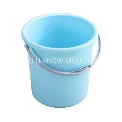 Plastic Household Bucket Injection Mould with Anti Slip Handle Bucket Mold