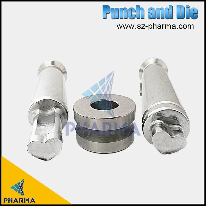 3D Shield Shaped Stamp Mould / Punch for The Single Punch Tablet Press Machine Candy Press Machine