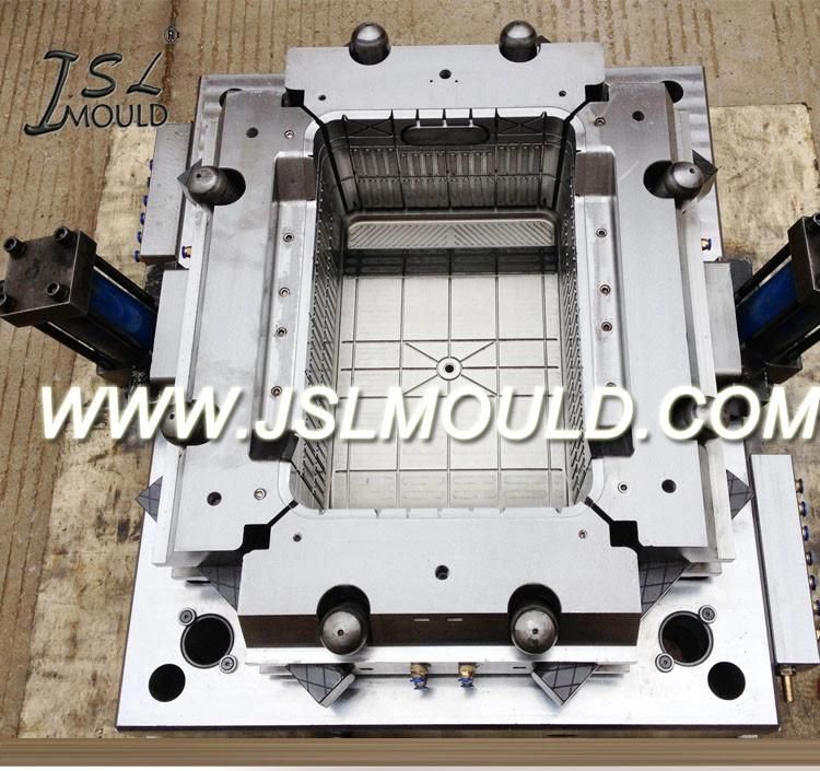 Injection Plastic Mesh Design Crate Mould