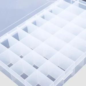 18 Slots Hot Selling Clear Plastic Injection Molding Divided Storage Box Injection Mould