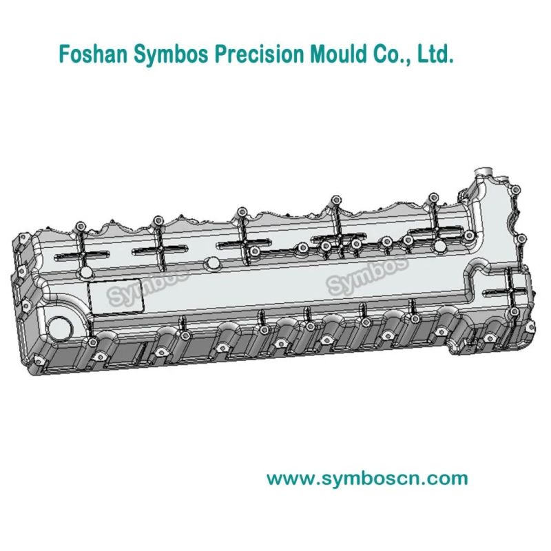 2500t High Precision Custom Mold Casting Mould Injection Mold Aluminium Die Casting Mould Die Casting Die for Aluminum Alloy for Auto Parts Cylinder Head Cover