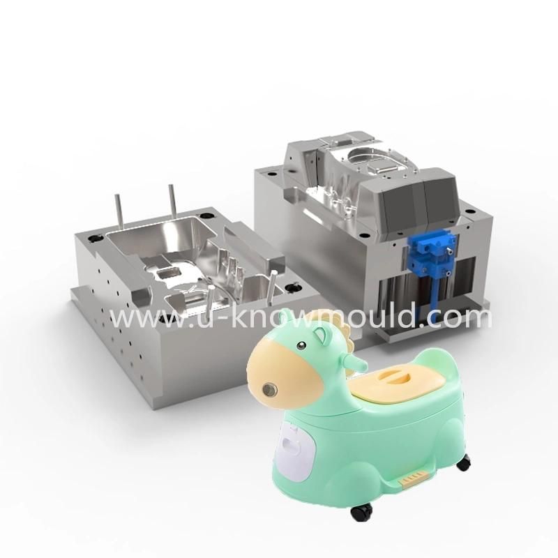Cute Cartoon Infant Kids Closestool PU Potty Injection Mould