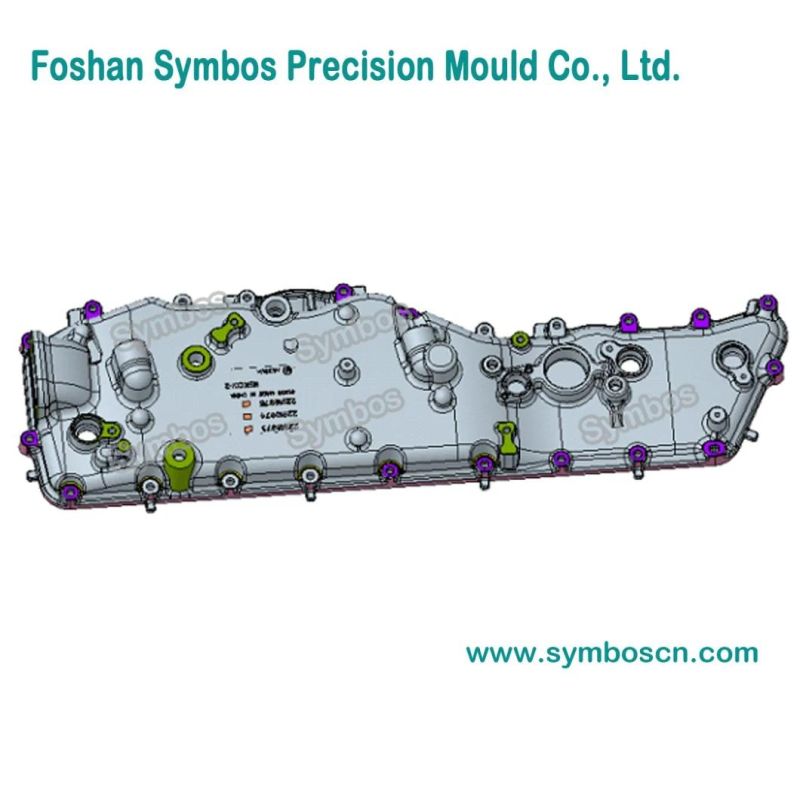 2500t High Techonology Long Casting Part Big Wall Thickness Complex Mould Aluminium Die Casting Mould Injection Mould for Truck Chain Cover Vehicle Parts