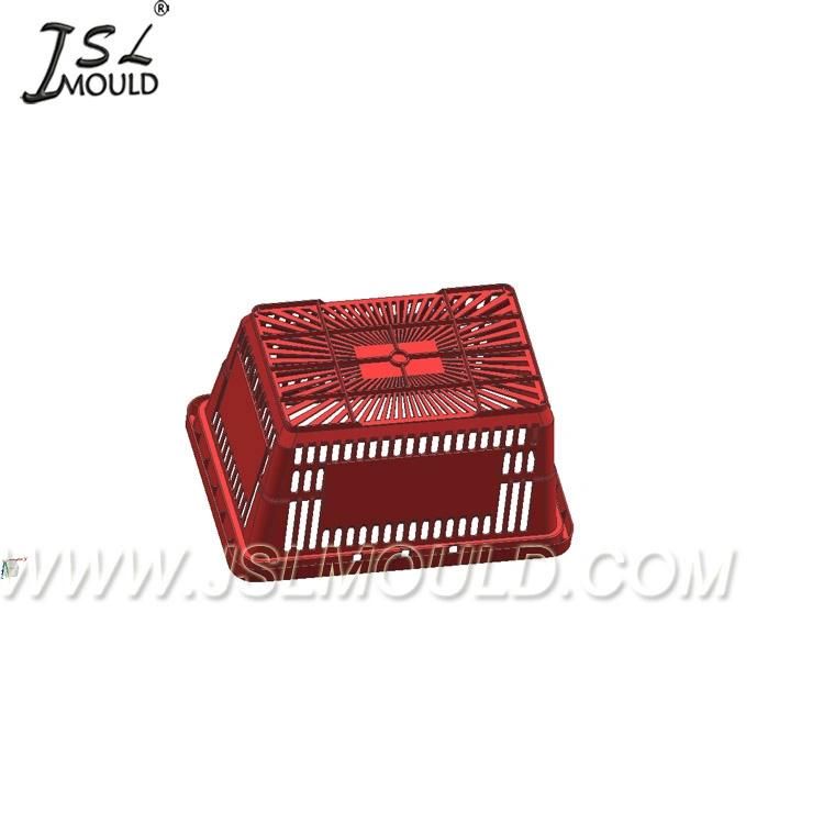 Injection Plastic Supermarket Shopping Basket Mold