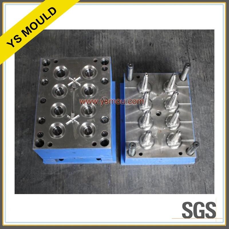 8 Cavity Semi-Hot Runner Plastic Injection Cone Mould (YS161)
